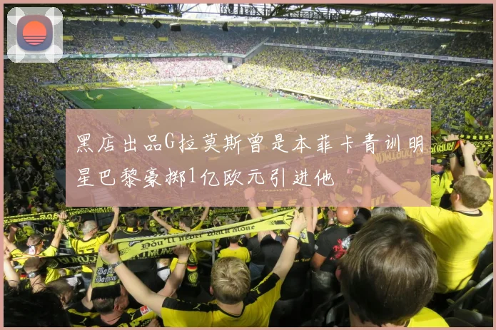 黑店出品G拉莫斯曾是本菲卡青训明星巴黎豪掷1亿欧元引进他